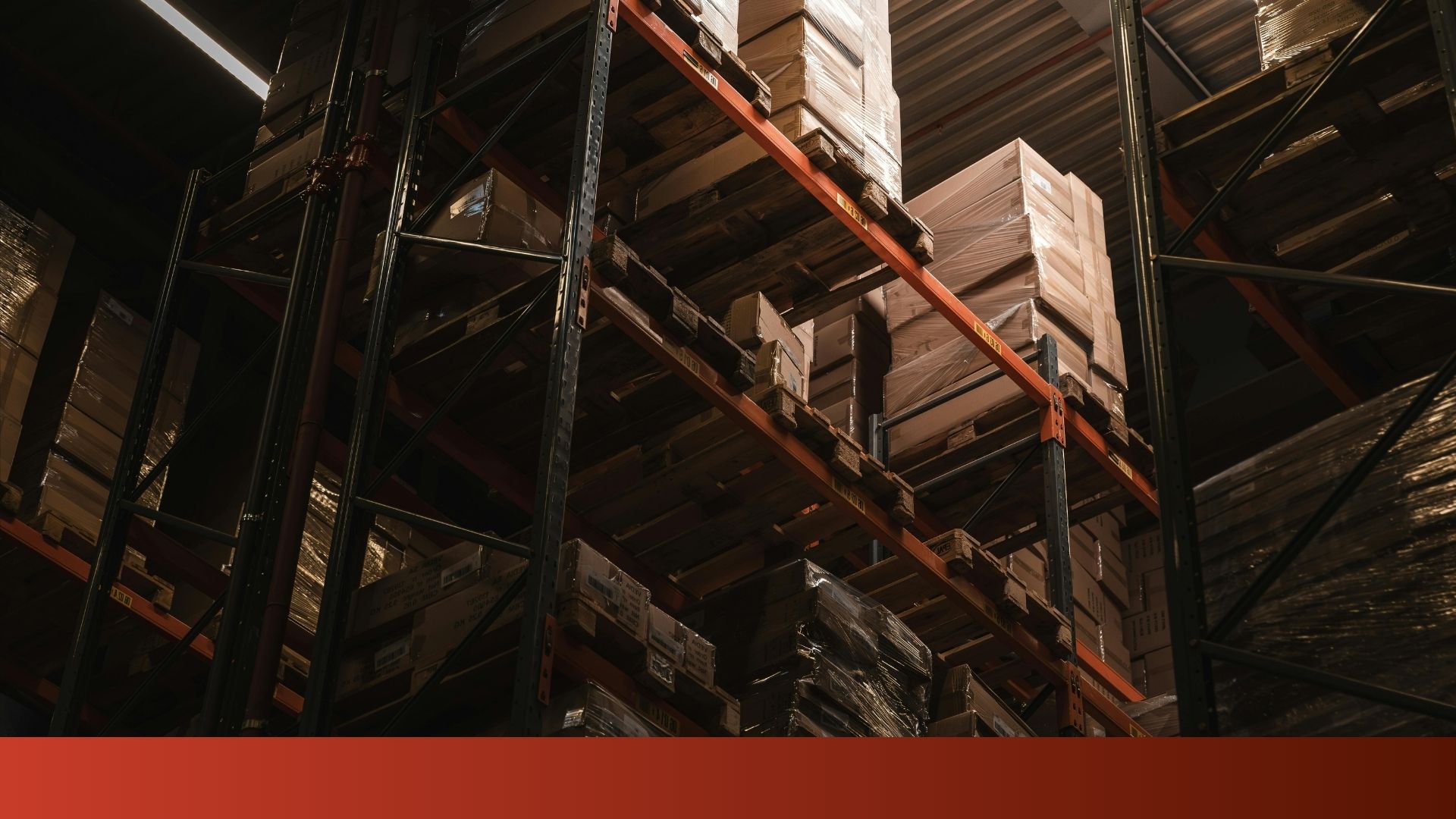 Red and White Modern Logistics Presentation